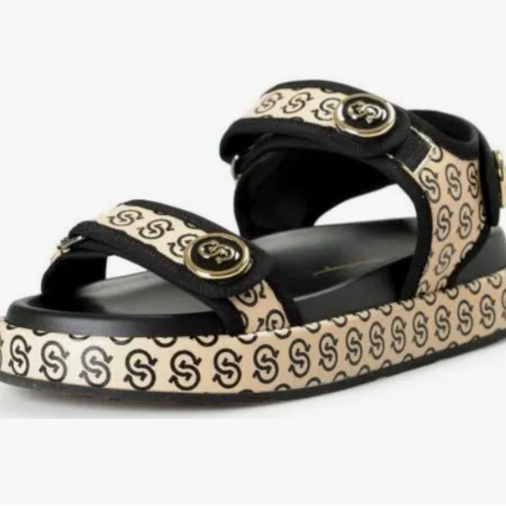 SALVATORE FERRAGAMO WOMENS KALIE LEATHER SANDALS SIZE 6 C NIB MADE IN ITALY